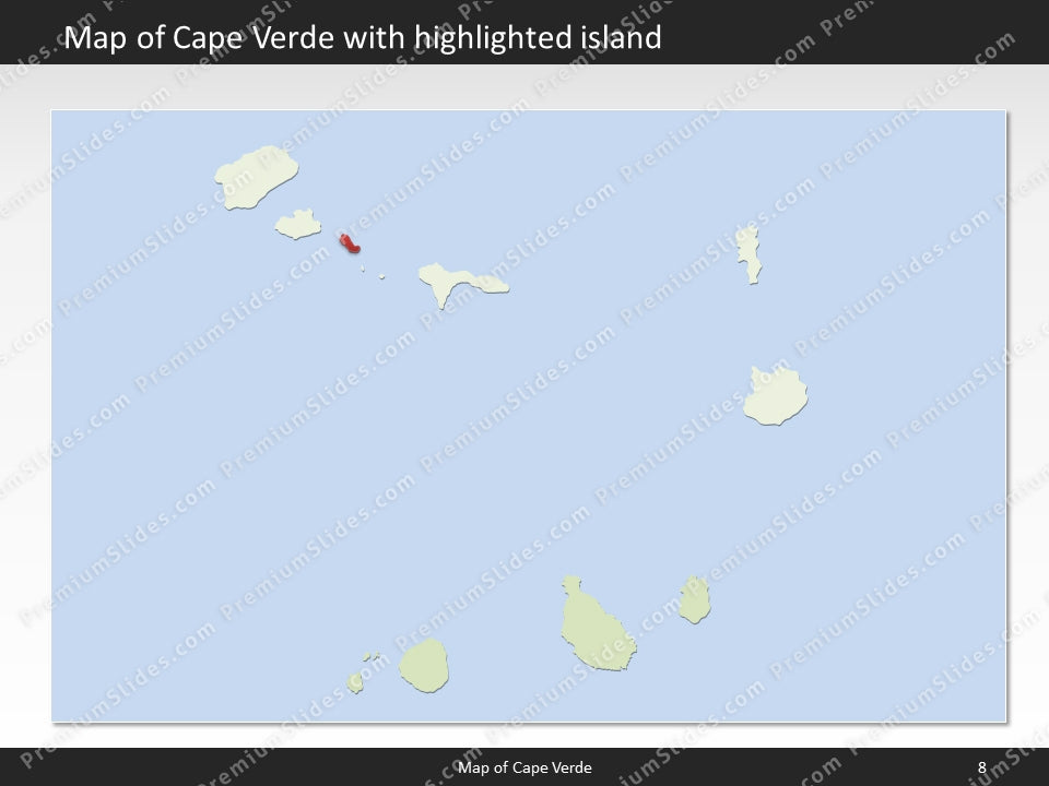 powerpoint map cape verde