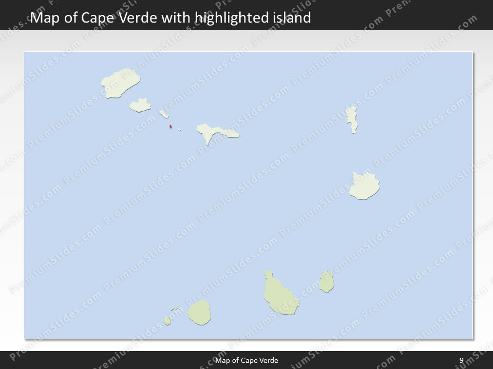 powerpoint map cape verde