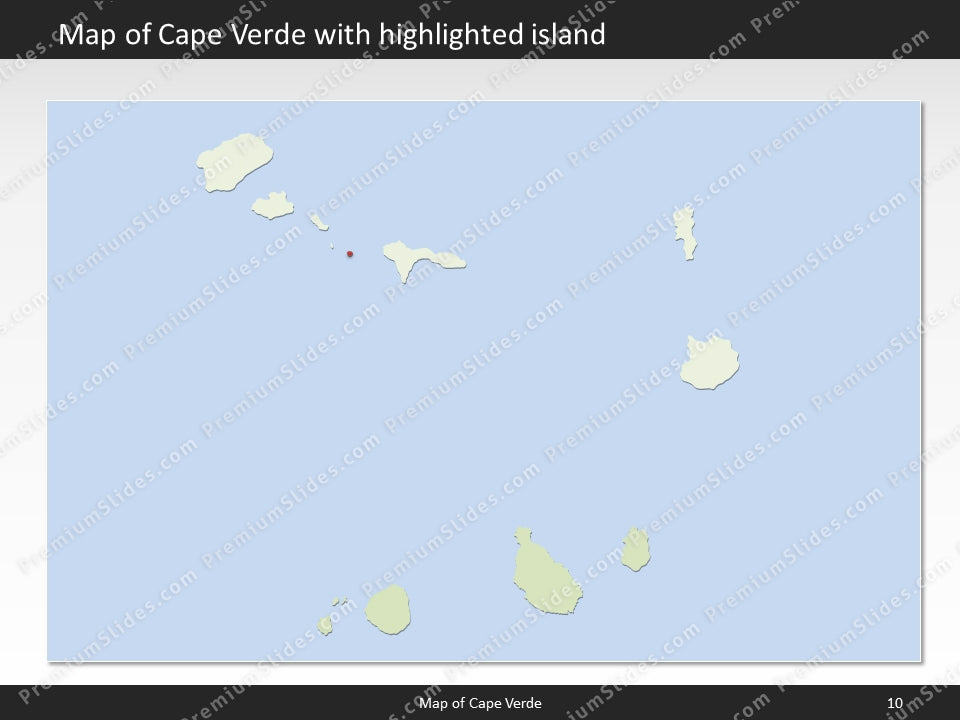 powerpoint map cape verde