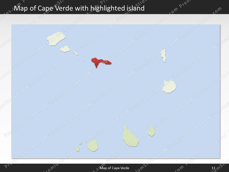 powerpoint map cape verde