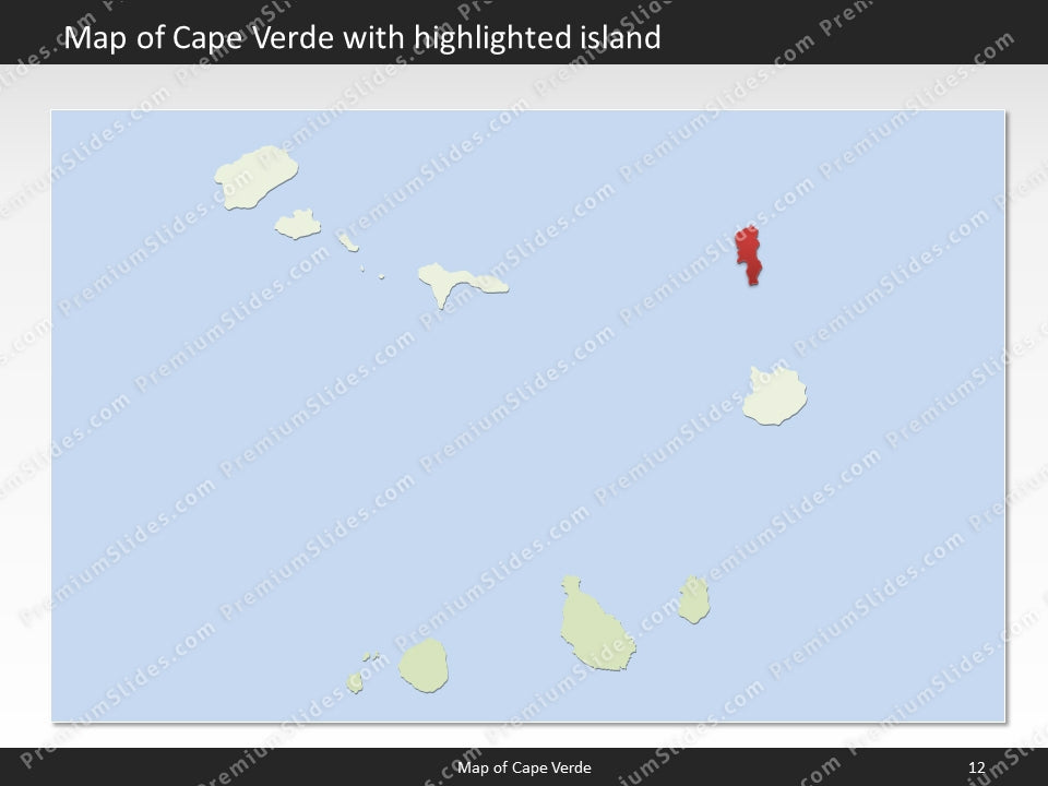 powerpoint map cape verde