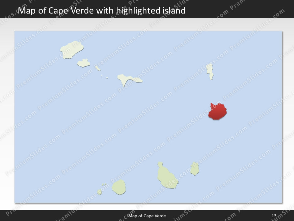 powerpoint map cape verde
