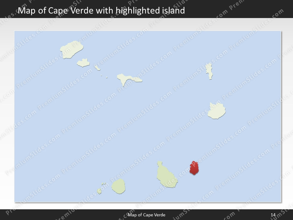 powerpoint map cape verde