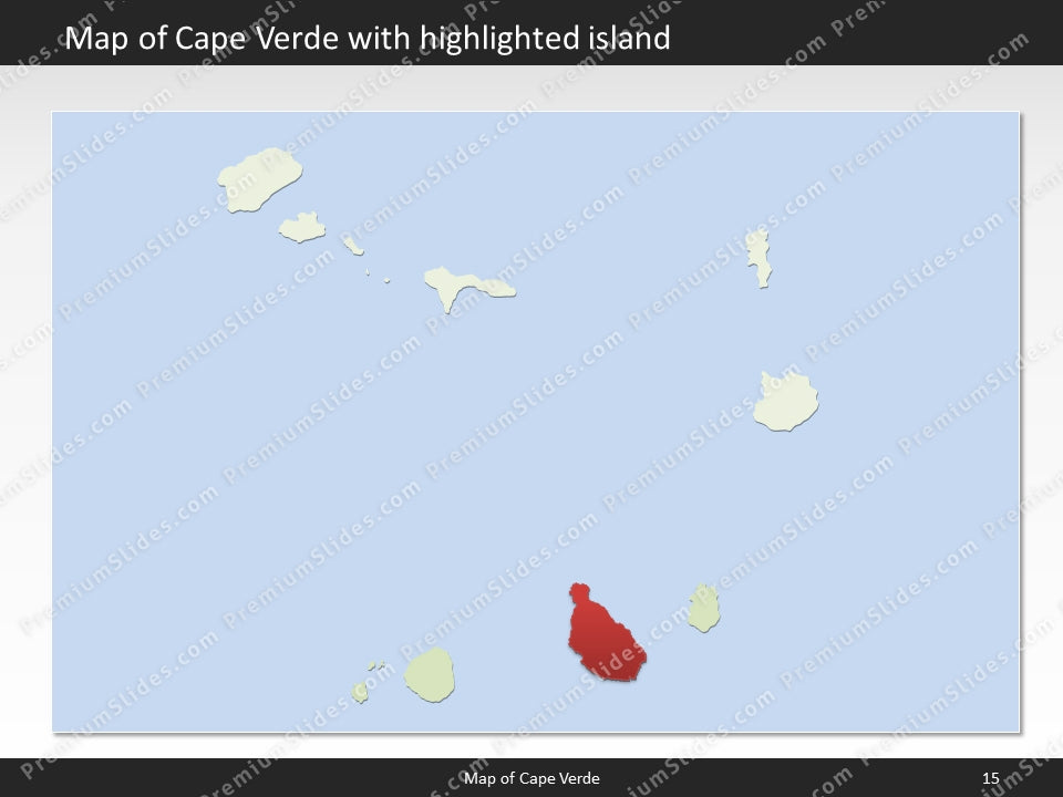 powerpoint map cape verde