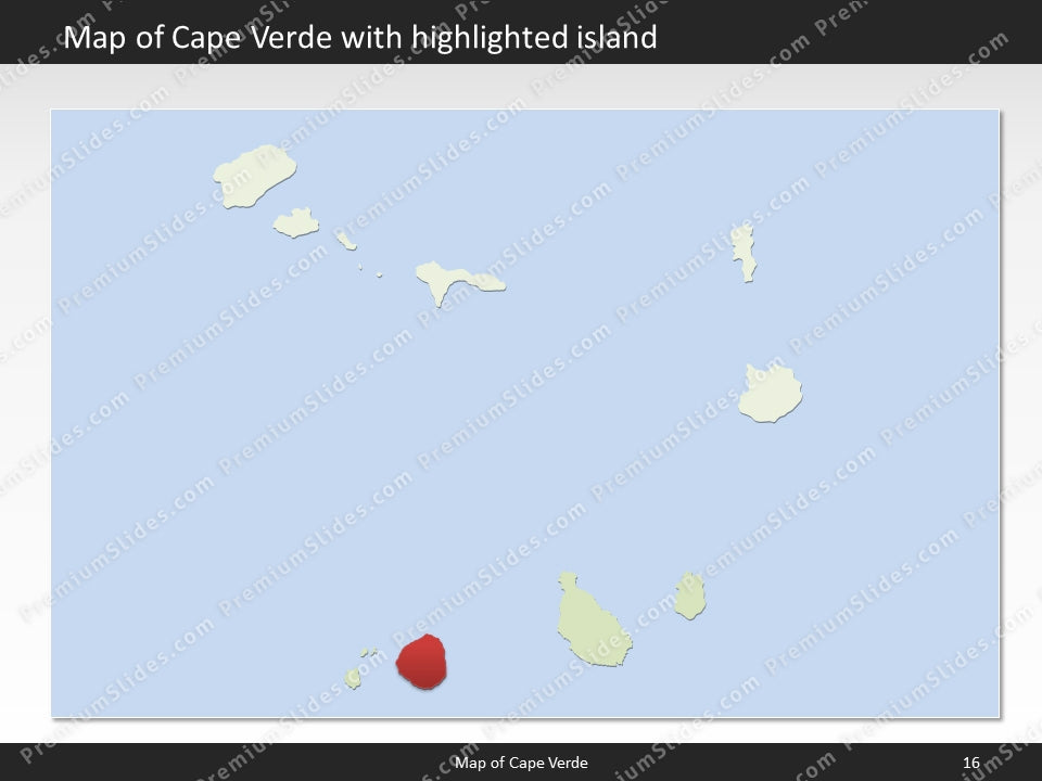powerpoint map cape verde