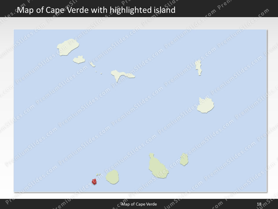 powerpoint map cape verde