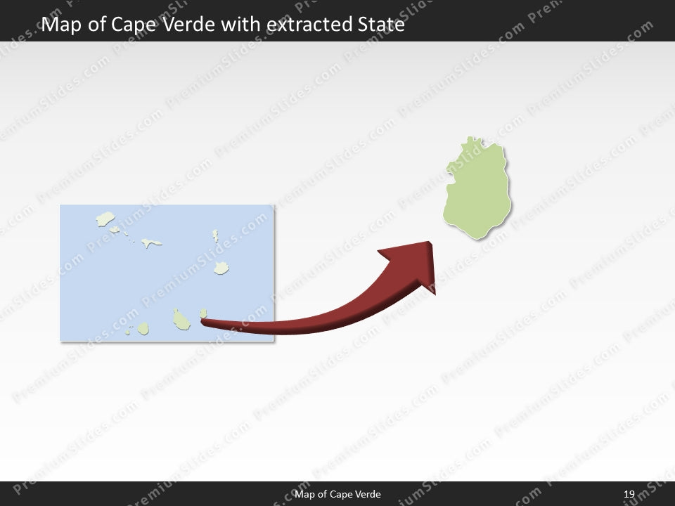 powerpoint map cape verde