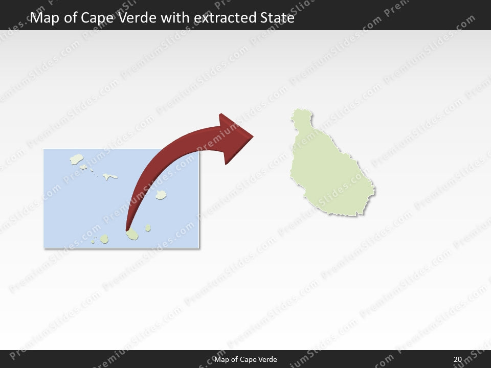 powerpoint map cape verde