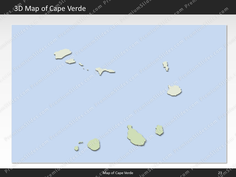 powerpoint map cape verde