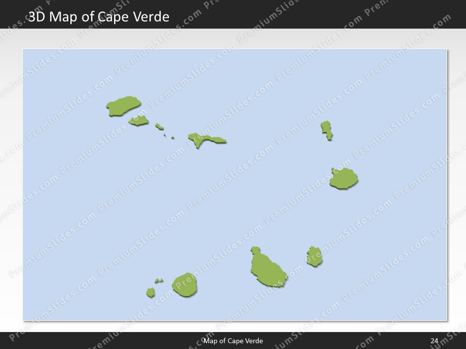 powerpoint map cape verde