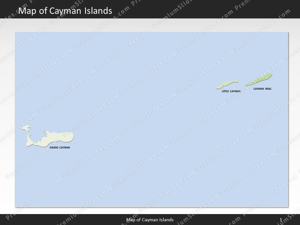 powerpoint map cayman islands