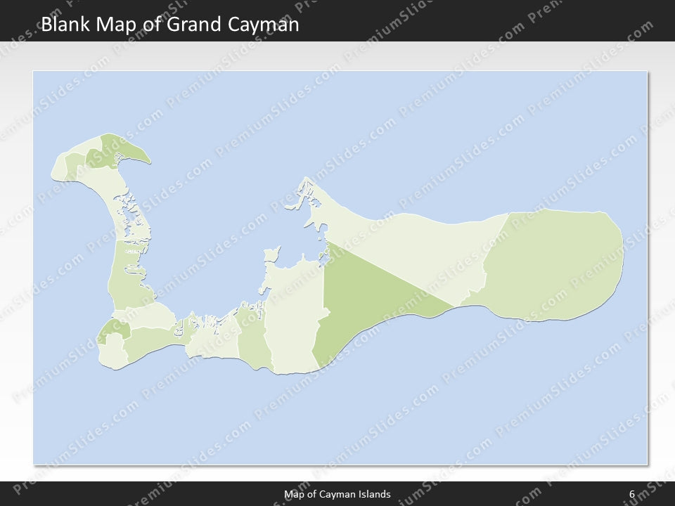 powerpoint map cayman islands