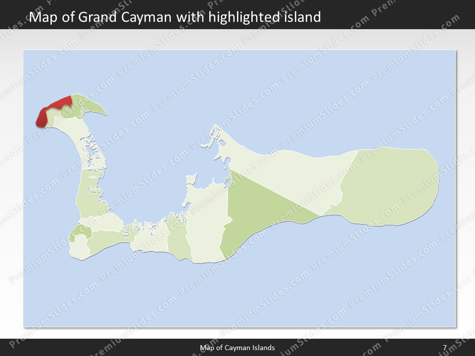 powerpoint map cayman islands