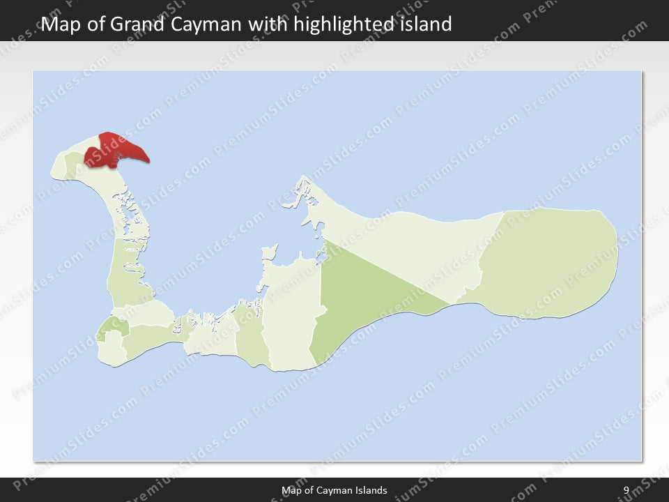 powerpoint map cayman islands