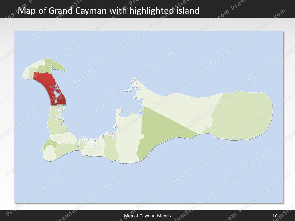 powerpoint map cayman islands