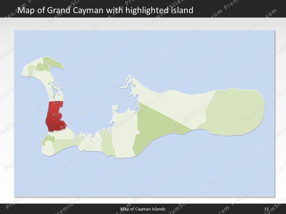 powerpoint map cayman islands