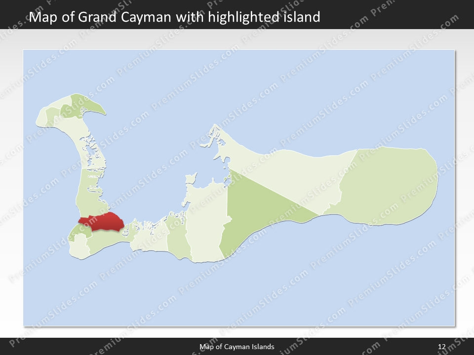 powerpoint map cayman islands