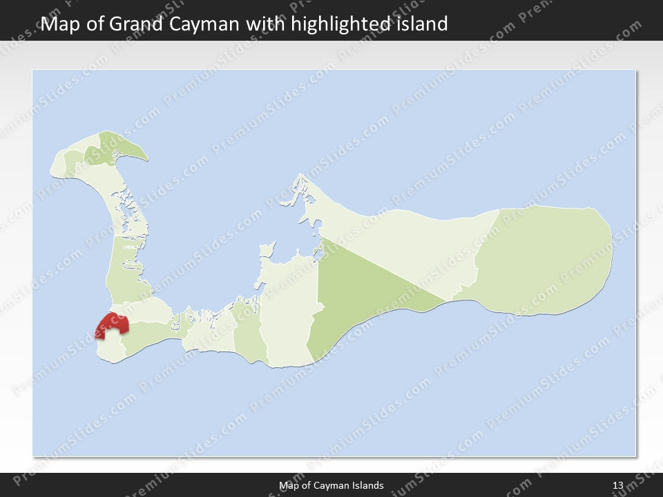 powerpoint map cayman islands