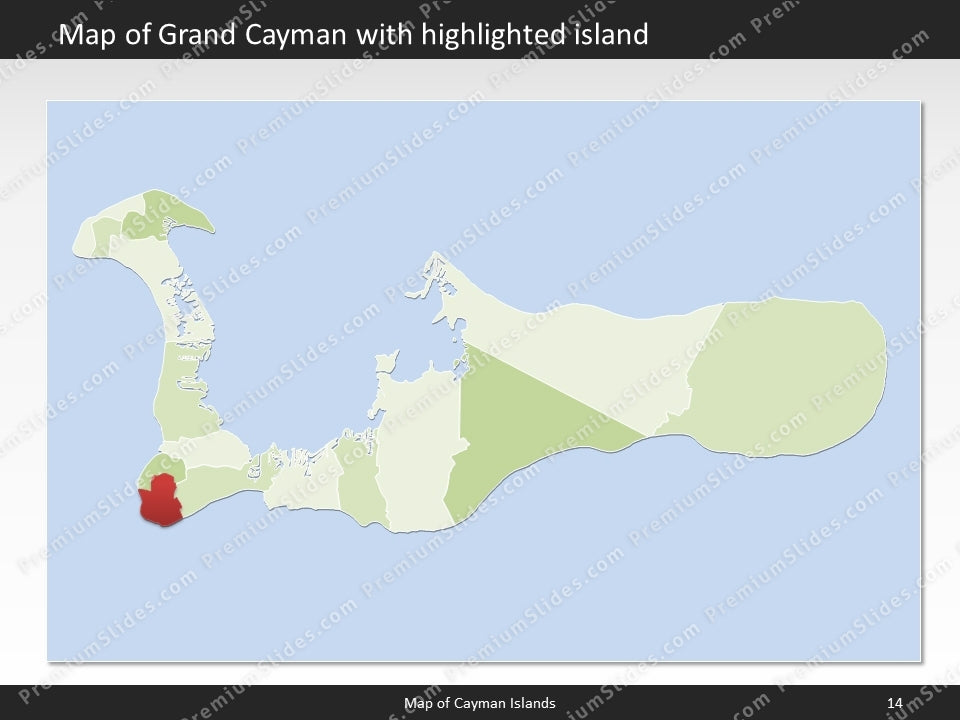 powerpoint map cayman islands