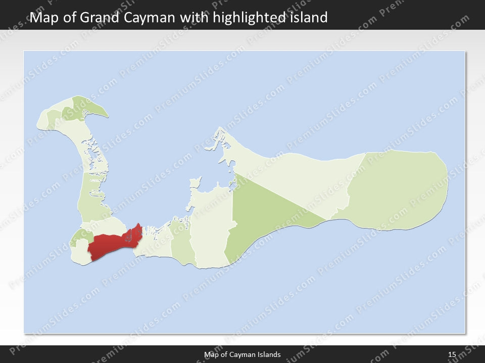 powerpoint map cayman islands