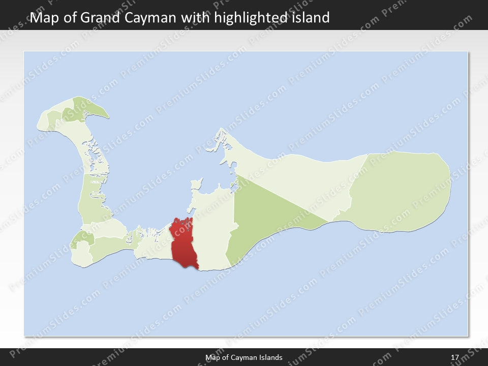 powerpoint map cayman islands