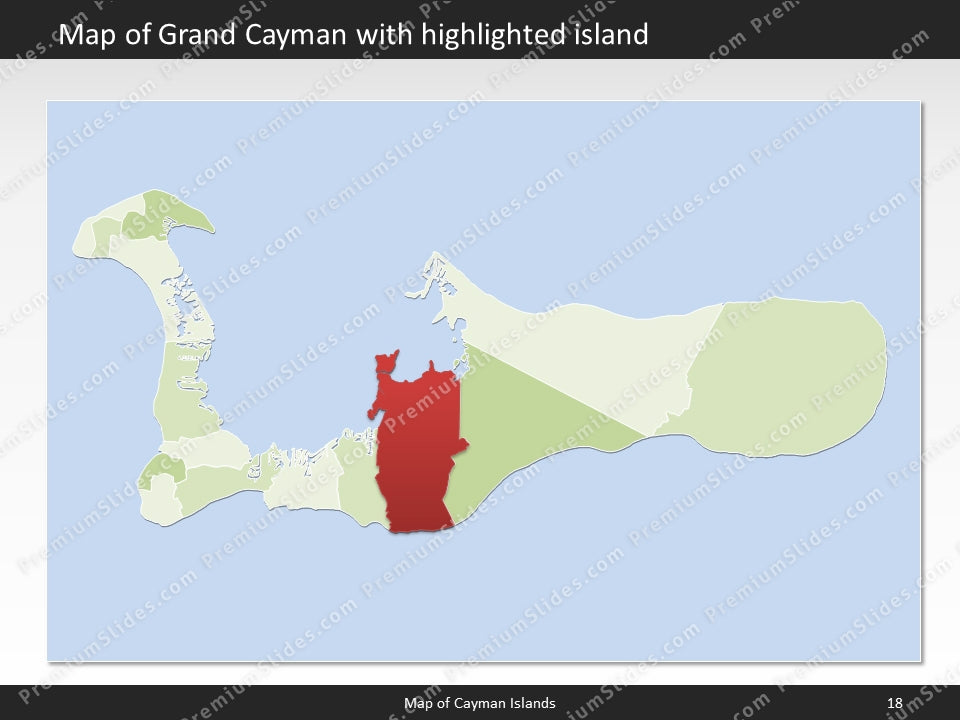 powerpoint map cayman islands
