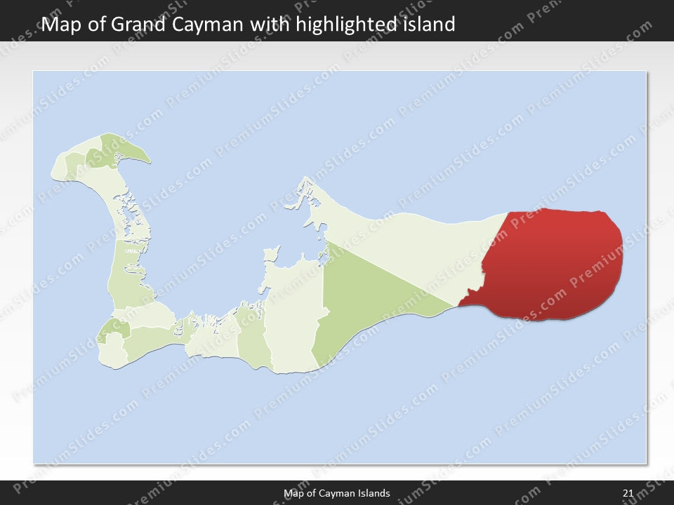 powerpoint map cayman islands
