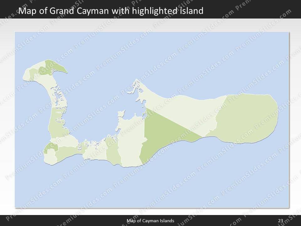 powerpoint map cayman islands