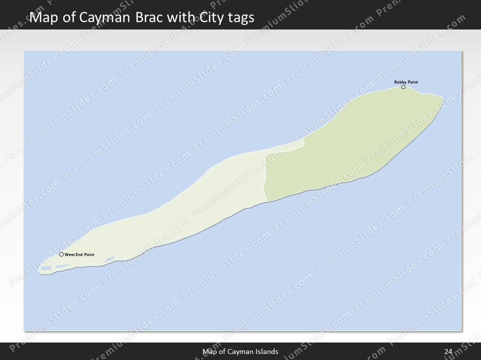 powerpoint map cayman islands