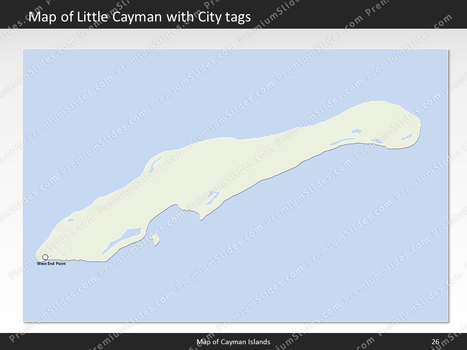 powerpoint map cayman islands