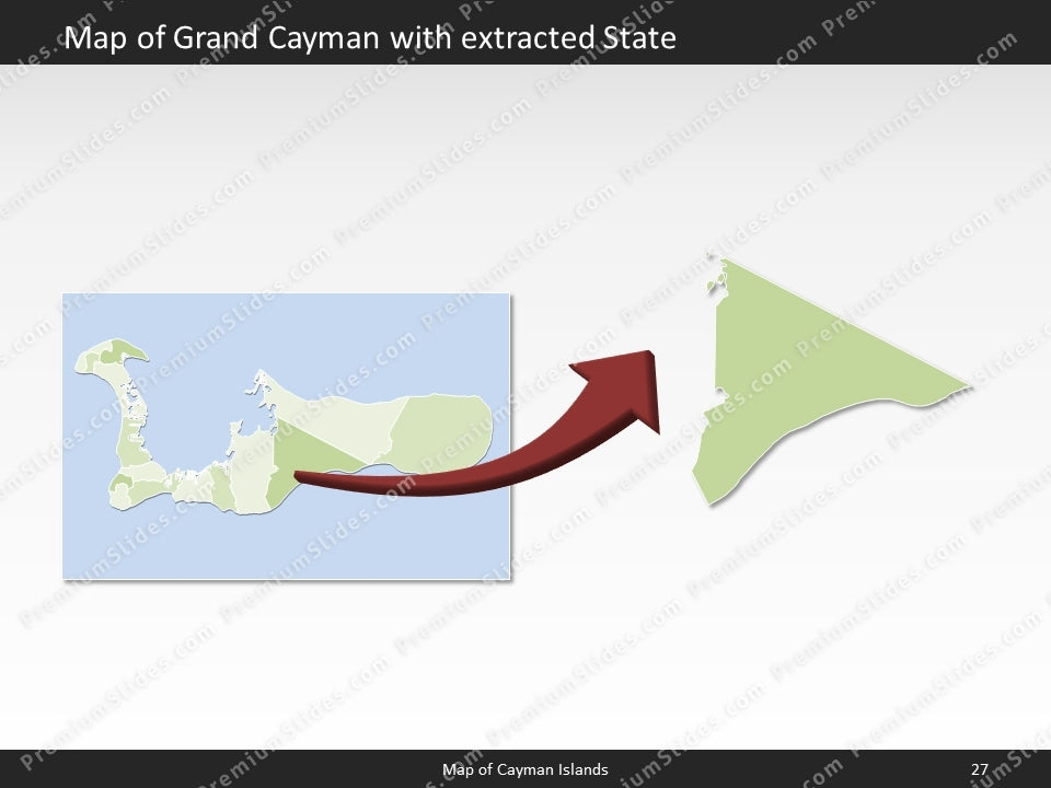 powerpoint map cayman islands