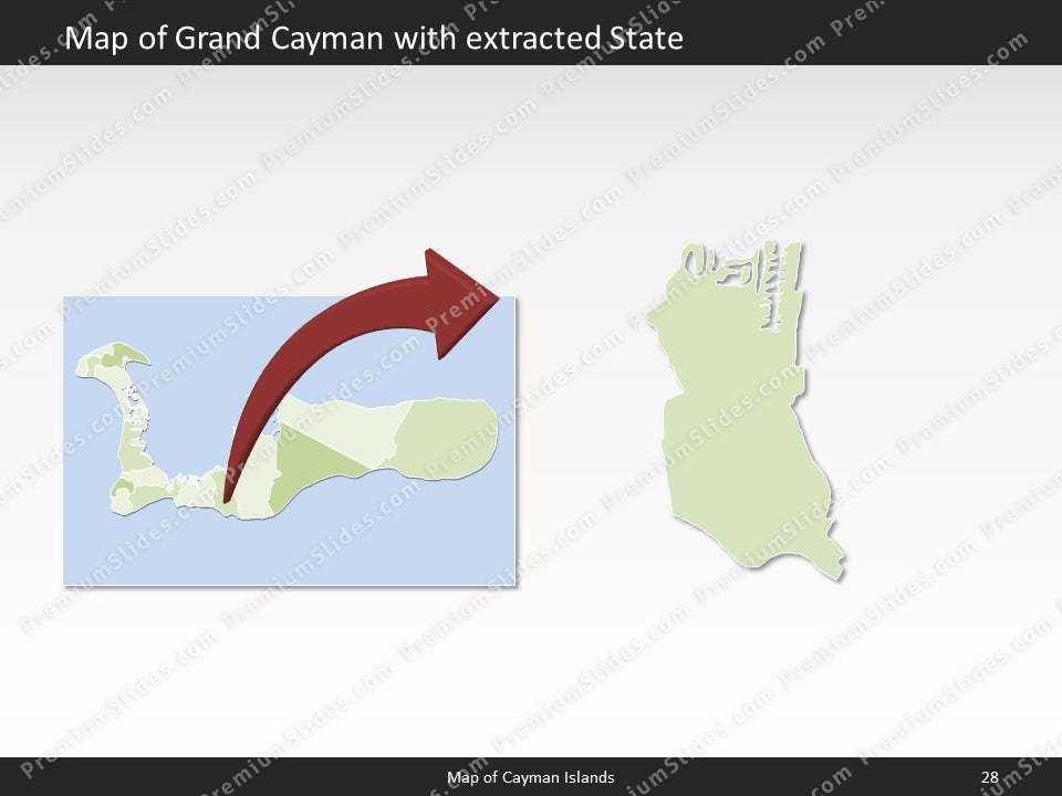 powerpoint map cayman islands