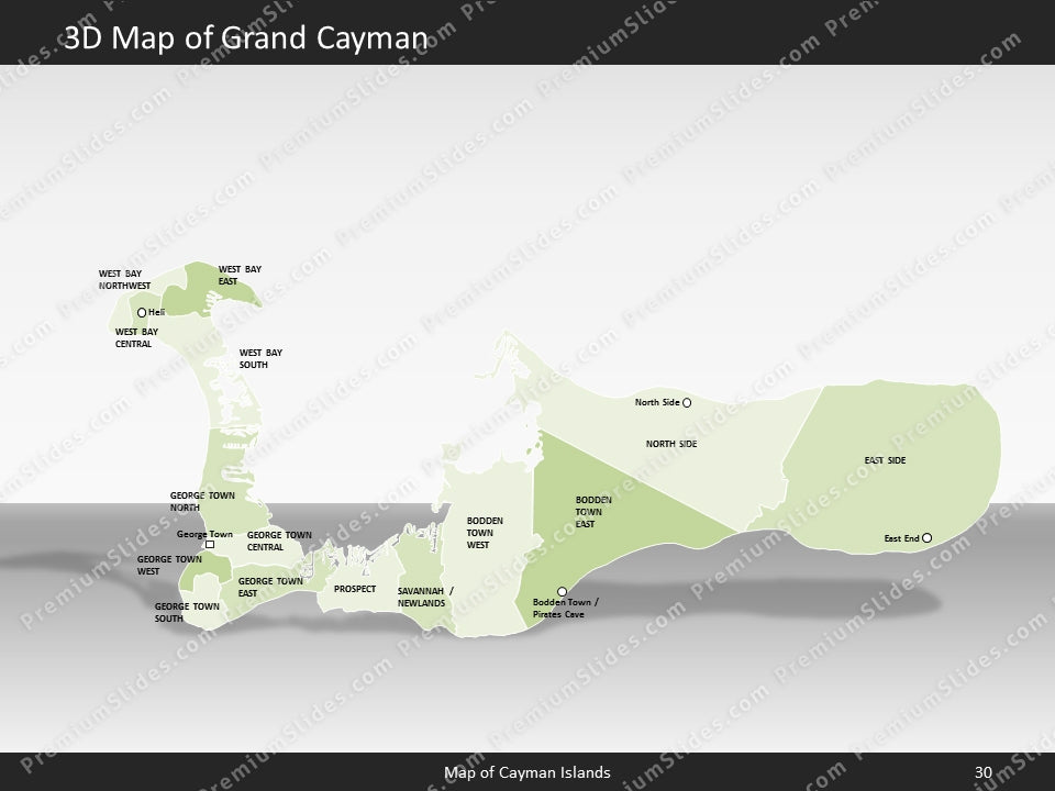 powerpoint map cayman islands