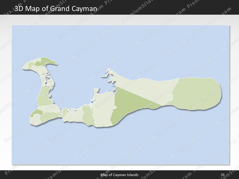 powerpoint map cayman islands