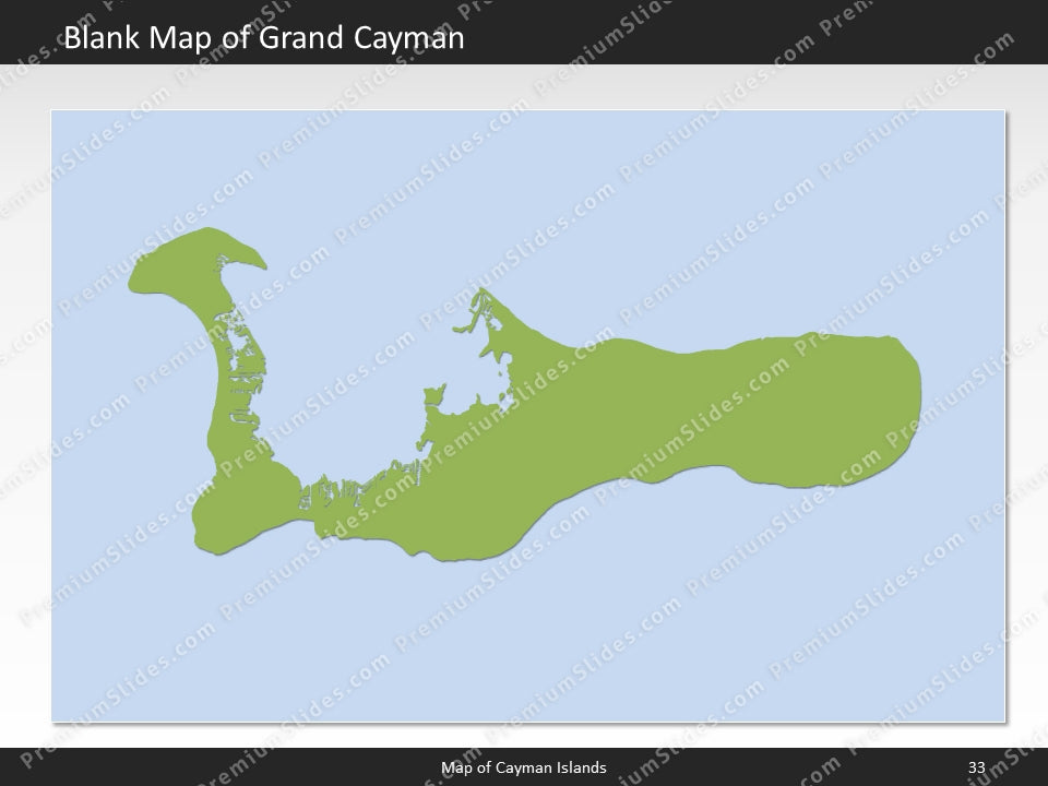 powerpoint map cayman islands