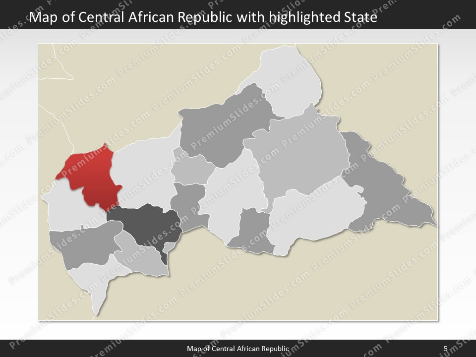 powerpoint map central african republic