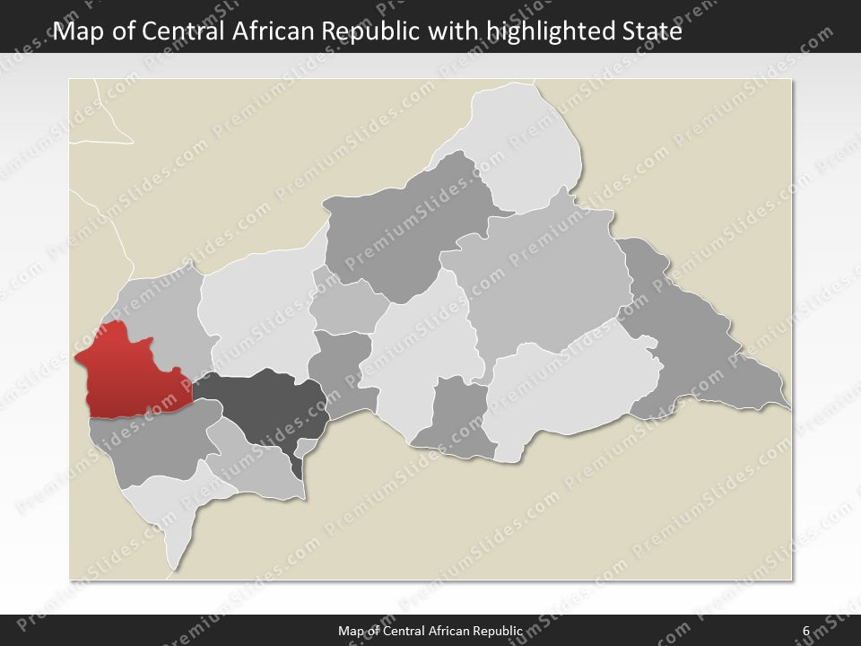 powerpoint map central african republic
