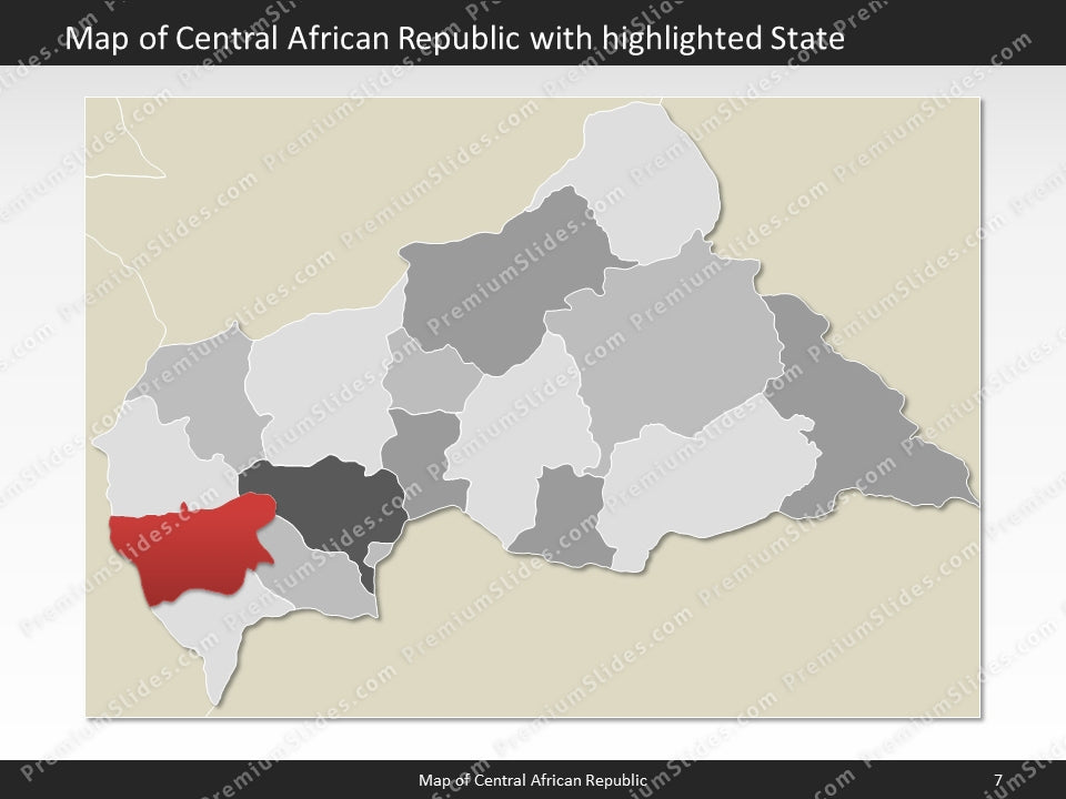 powerpoint map central african republic