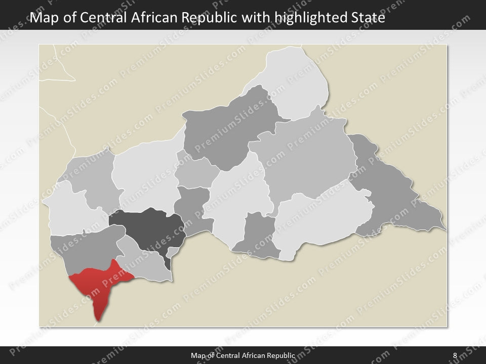 powerpoint map central african republic
