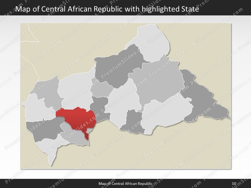 powerpoint map central african republic