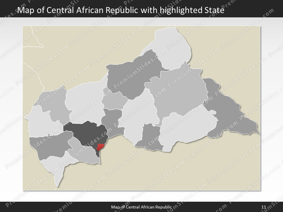 powerpoint map central african republic
