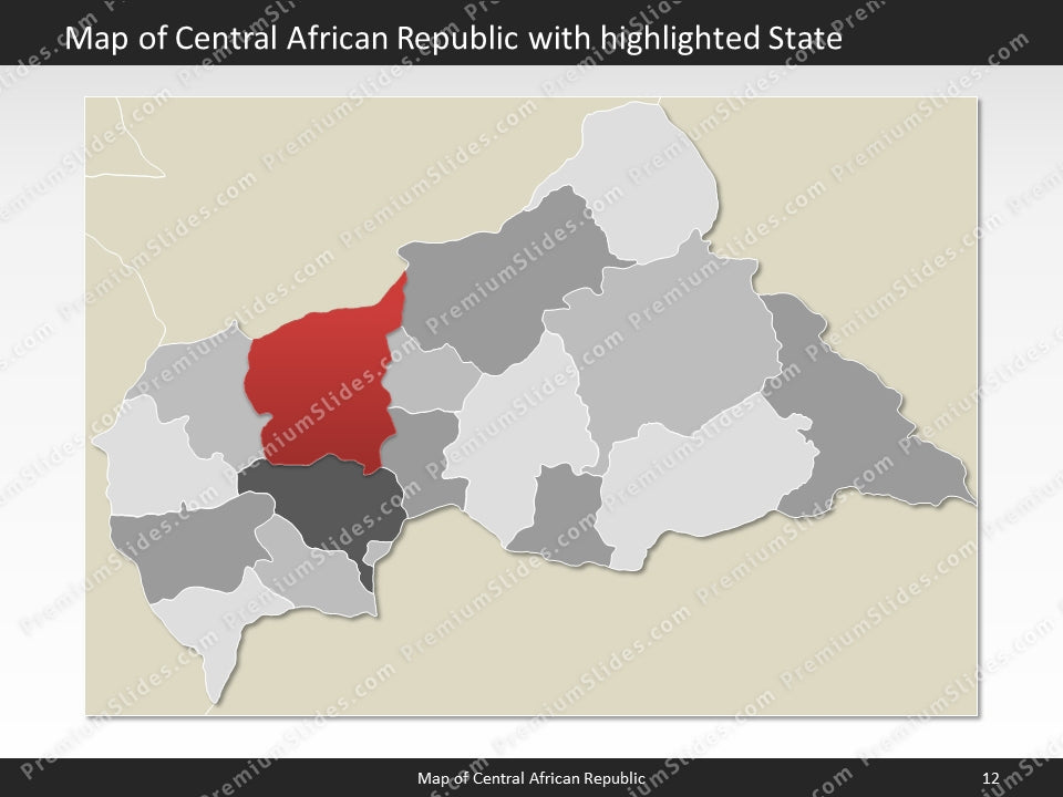 powerpoint map central african republic
