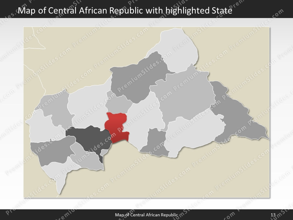 powerpoint map central african republic