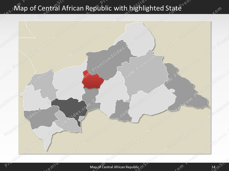 powerpoint map central african republic