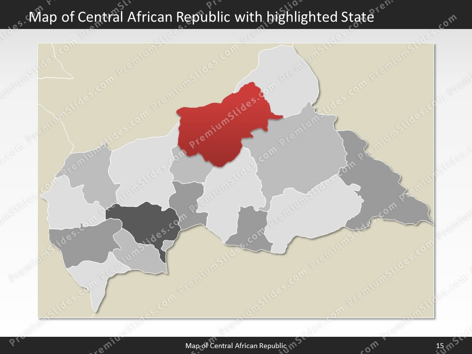 powerpoint map central african republic