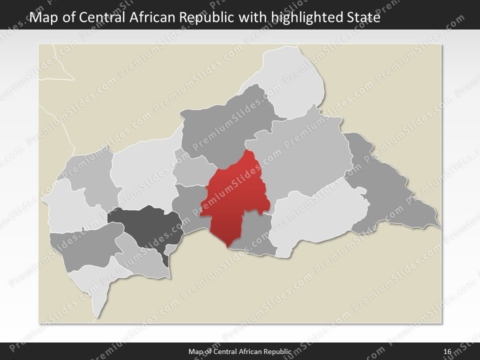 powerpoint map central african republic