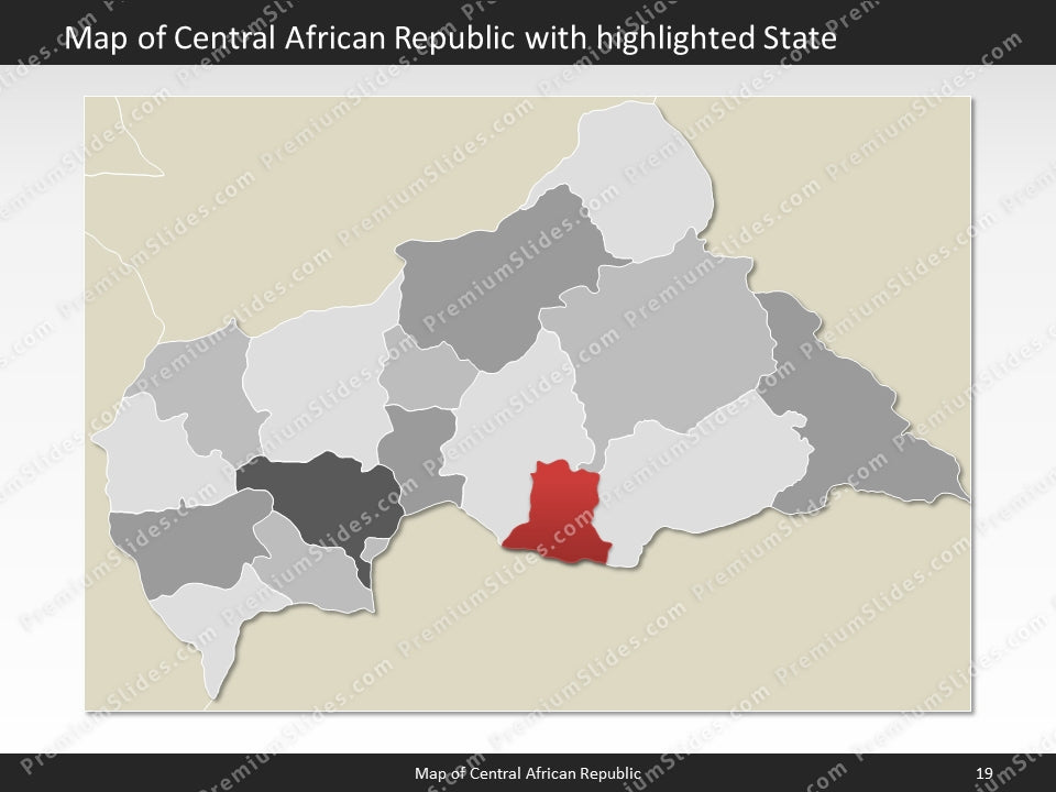 powerpoint map central african republic