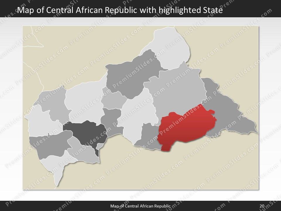 powerpoint map central african republic