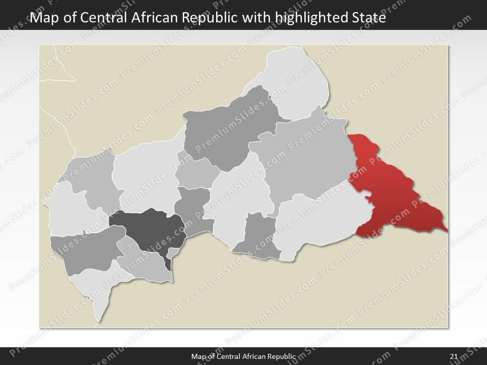 powerpoint map central african republic