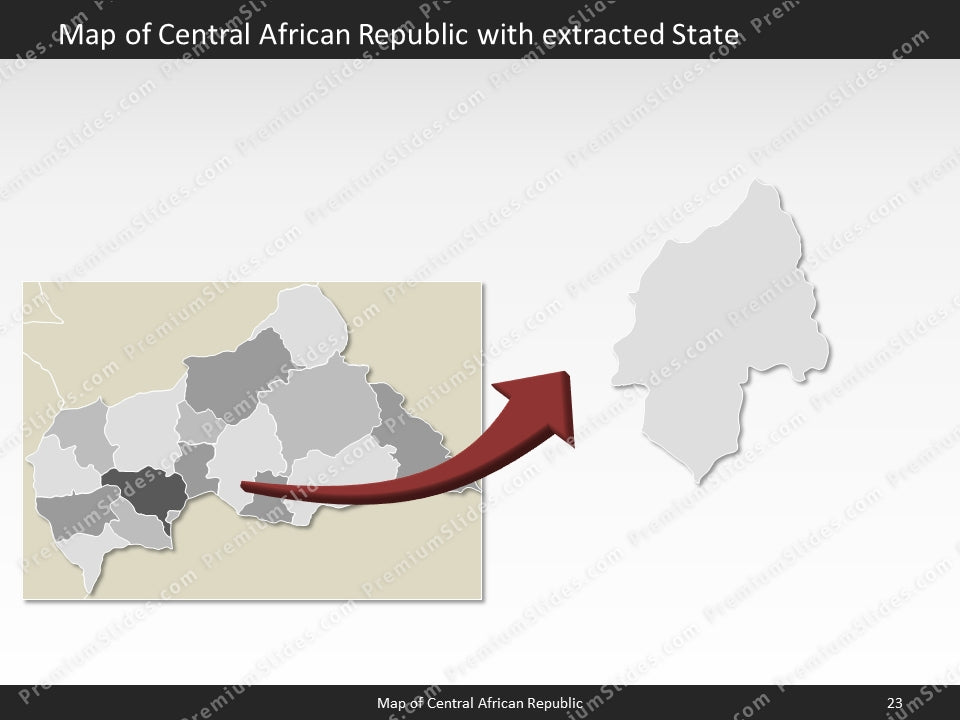 powerpoint map central african republic